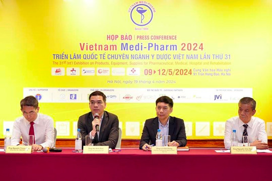 Nhiều ứng dụng công nghệ mới trong Triển lãm quốc tế Y Dược Việt Nam năm 2024