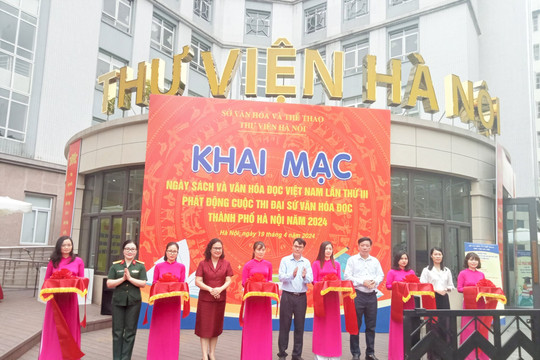 Phát động Cuộc thi Đại sứ Văn hóa đọc thành phố Hà Nội năm 2024
