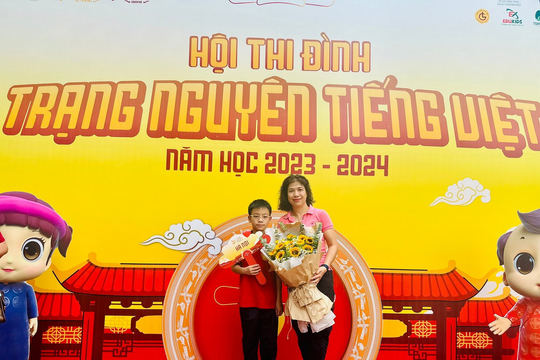 5 học sinh tiểu học quận Ba Đình (Hà Nội) đạt giải cao tại Trạng nguyên Tiếng Việt năm 2023 - 2024