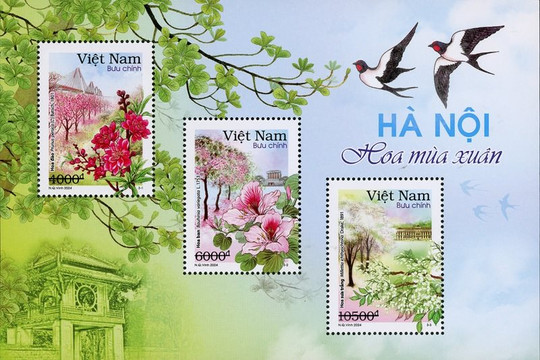Phát hành bộ tem bưu chính “Hà Nội 12 mùa hoa”