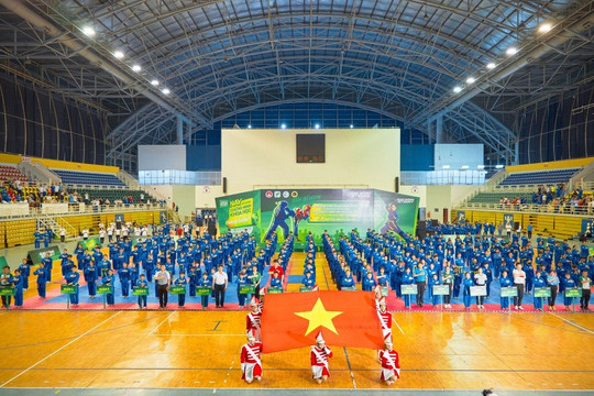 Gần 1.500 VĐV môn Vovinam Việt Võ Đạo tranh tài tại Hội khỏe Phù Đổng năm học 2023 - 2024
