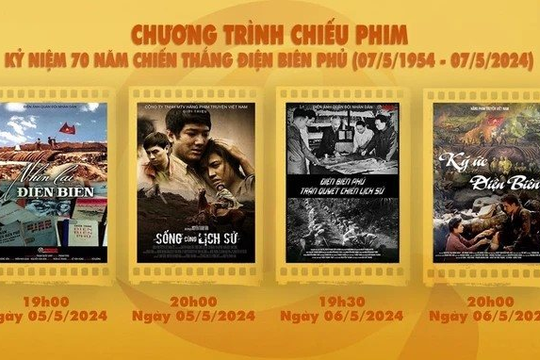 Điện ảnh Quân đội nhân dân tổ chức Tuần phim kỷ niệm 70 năm Chiến thắng Điện Biên Phủ