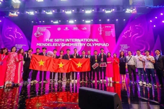 10 học sinh đoạt giải tại Olympic hóa học quốc tế Mendeleev trong lần đầu Việt Nam tham dự