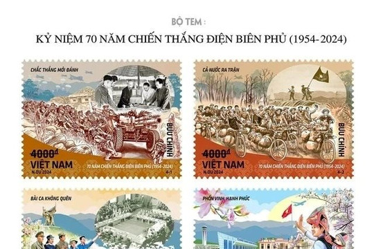 Phát hành Bộ tem đặc biệt Kỷ niệm 70 năm Chiến thắng Điện Biên Phủ