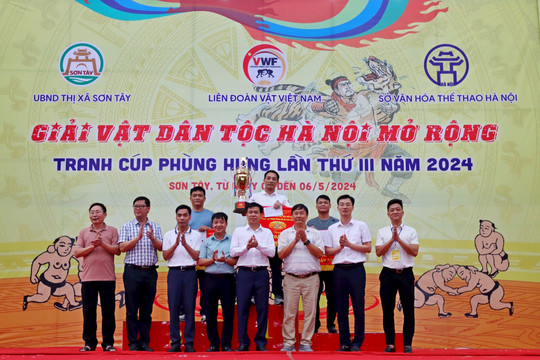 Đoàn Hà Nội vô địch Giải vật dân tộc Hà Nội mở rộng tranh cúp Phùng Hưng năm 2024