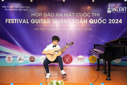 Tìm kiếm tài năng trẻ “Festival Guitar Talent toàn quốc 2024” dành cho thí sinh từ 7 tuổi
