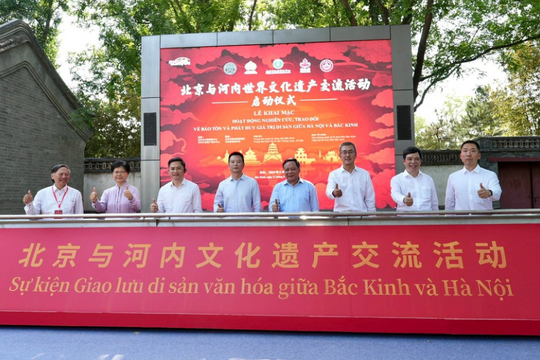 Khai mạc hoạt động nghiên cứu, trao đổi về bảo tồn và phát huy giá trị di sản giữa Hà Nội và Bắc Kinh
