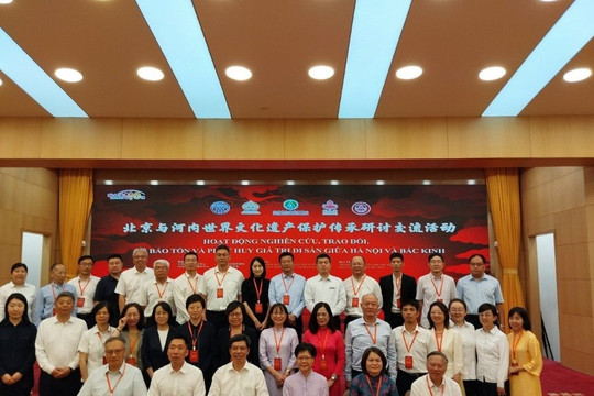 Tọa đàm khoa học: “Bắc Kinh - Hà Nội, kết nối phát huy giá trị di sản”