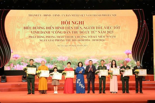 Hà Nội tặng danh hiệu “Người tốt, việc tốt” cho 166 cá nhân
