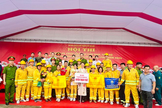 Hà Nội: 30 quận, huyện, thị xã thi "Tổ liên gia an toàn phòng cháy, chữa cháy"