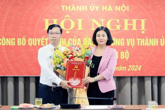 Ông Nguyễn Hoàng Sơn giữ chức Phó Trưởng Ban Tuyên giáo Thành ủy Hà Nội