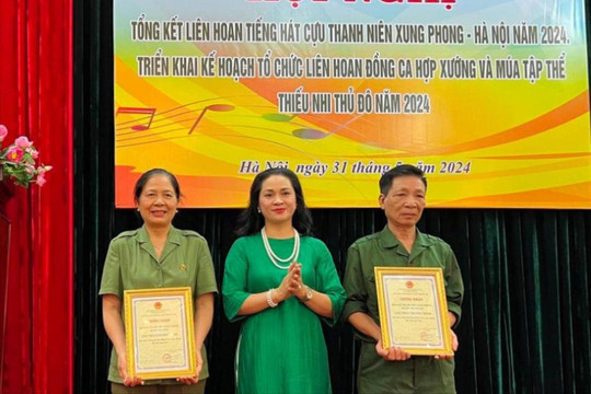 Tổng kết Liên hoan tiếng hát cựu Thanh niên xung phong Hà Nội 2024