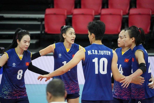 Đội tuyển bóng chuyền nữ Việt Nam xếp hạng 34, thứ hạng cao chưa từng có trên BXH thế giới