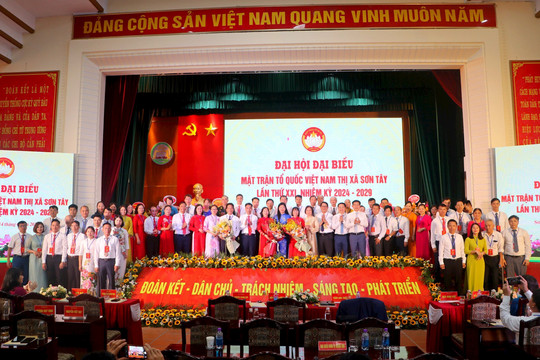 Đại hội MTTQ Việt Nam thị xã Sơn Tây: “Đoàn kết - Dân chủ - Trách nhiệm - Sáng tạo - Phát triển”