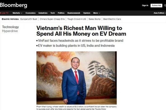 Tỷ phú giàu nhất Việt Nam quyết tâm đi đến cùng cho giấc mơ xe điện