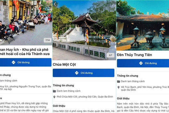 Ứng dụng iHanoi: Người dân và du khách khám phá Hà Nội chỉ trong một nút chạm