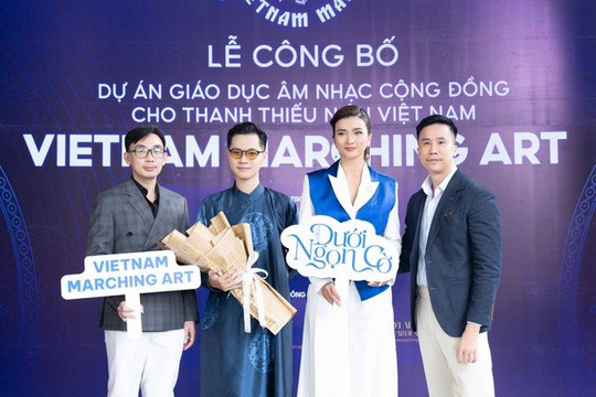 NSƯT Kim Tuyến, ca sĩ Phương Mỹ Chi làm đại sứ dự án " Vietnam Marching Art"