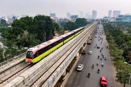 Hà Nội lên kế hoạch hoàn thiện 96,8 km đường sắt đô thị vào năm 2030