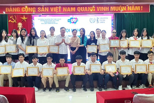 47 học sinh Hà Nội đoạt giải cuộc thi viết thư quốc tế UPU lần thứ 53