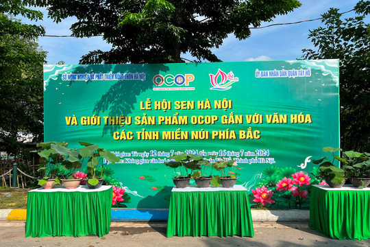 Tây Hồ đã sẵn sàng cho lễ hội Sen Hà Nội 2024