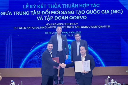 NIC và Tập đoàn Qorvo ký thỏa thuận hợp tác phát triển công nghiệp bán dẫn