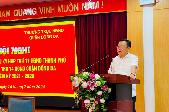 Tổ đại biểu số 3 HĐND TP Hà Nội tiếp xúc cử tri quận Đống Đa