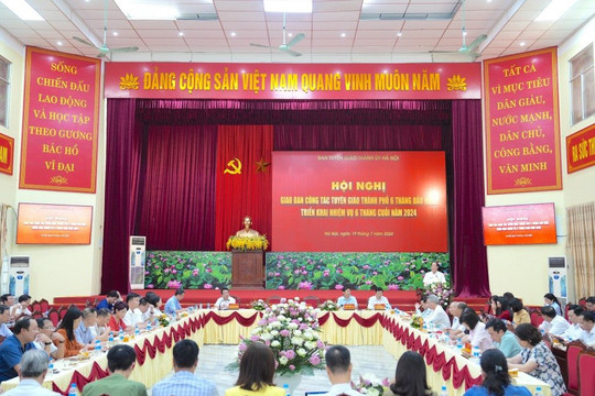 Ngành tuyên giáo Hà Nội nỗ lực, góp sức xây dựng Thủ đô xứng đáng là Thủ đô nghìn năm văn hiến và anh hùng