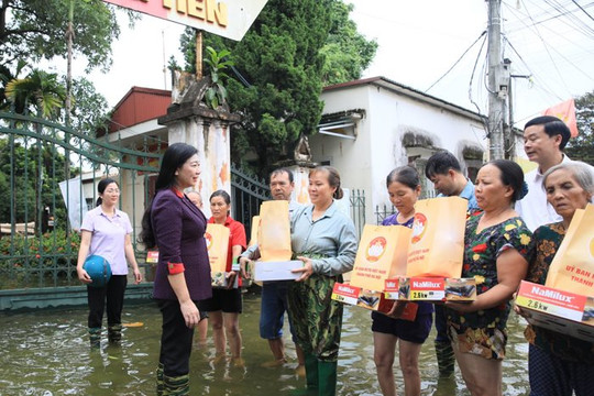 Huyện Chương Mỹ tập trung khắc phục hậu quả cơn bão số 2, đảm bảo đời sống cho nhân dân