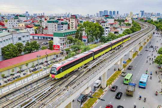 36 tuyến buýt kết nối với đường sắt đô thị Nhổn-Ga Hà Nội