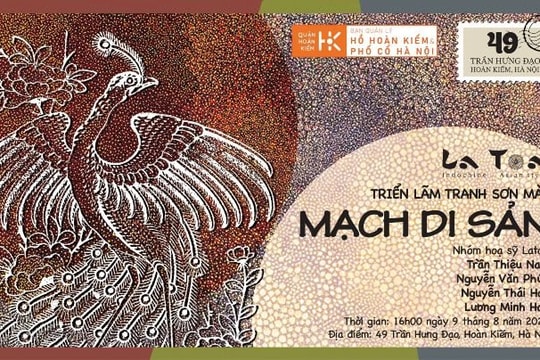 Triển lãm tranh sơn mài "Mạch di sản"
