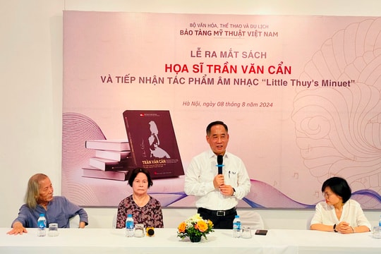Ra mắt cuốn sách giới thiệu hơn 100 tác phẩm của họa sĩ Trần Văn Cẩn