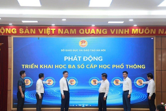 Hà Nội: 100% các trường tiểu học thuộc quận Hoàn Kiếm đã hoàn thành học bạ số