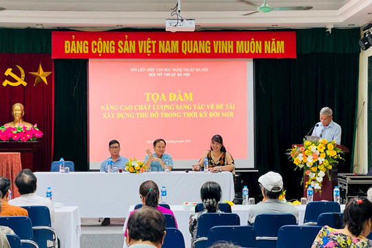 Tìm giải pháp nâng cao chất lượng sáng tác mỹ thuật về đề tài xây dựng Thủ đô thời kỳ đổi mới