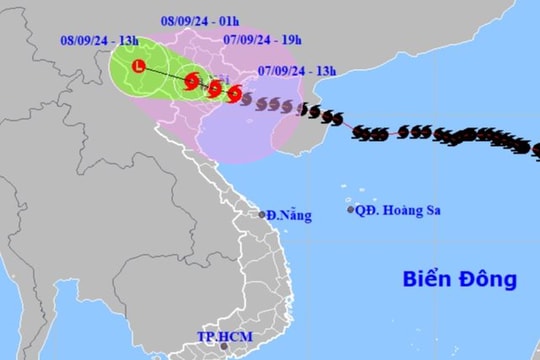 Gió giật cấp 17 khi bão số 3 đổ bộ vào đất liền Quảng Ninh- Hải Phòng, Hà Nội gió rít liên tục