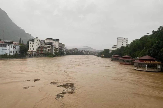 Cảnh báo lũ trên các sông khu vực Bắc Bộ và Thanh Hoá