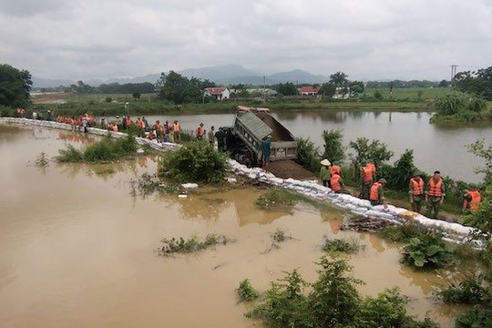 Hà Nội: tăng cường công tác kiểm tra hệ thống đê điều, kịp thời xử lý các sự cố