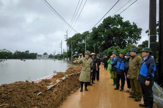 Thị xã Sơn Tây chủ động, quyết liệt phòng chống bão lụt