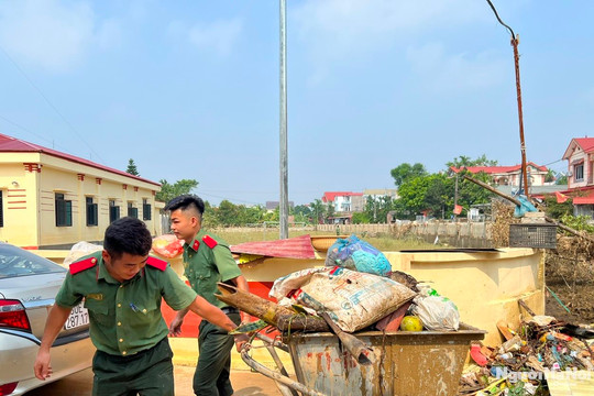 Huyện Sóc Sơn khắc phục hậu quả sau bão lũ