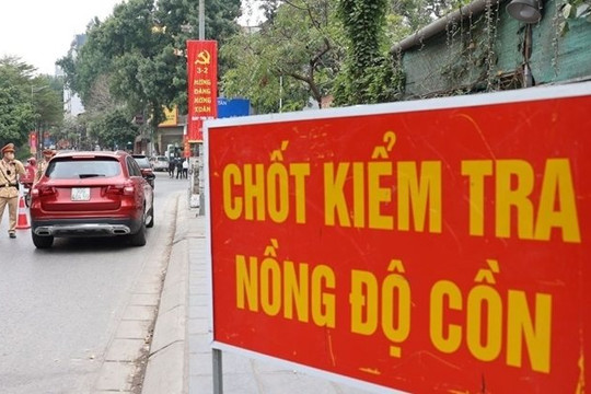 Hà Nội: Nghiêm cấm việc bao che, giấu giếm cho cán bộ, công chức, viên chức vi phạm nồng độ cồn