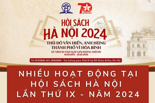 Nhiều hoạt động tại Hội sách Hà Nội lần thứ IX - năm 2024