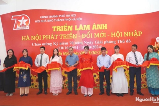 70 tác phẩm ảnh “Hà Nội phát triển, đổi mới, hội nhập” chào mừng 70 năm Ngày Giải phóng Thủ đô