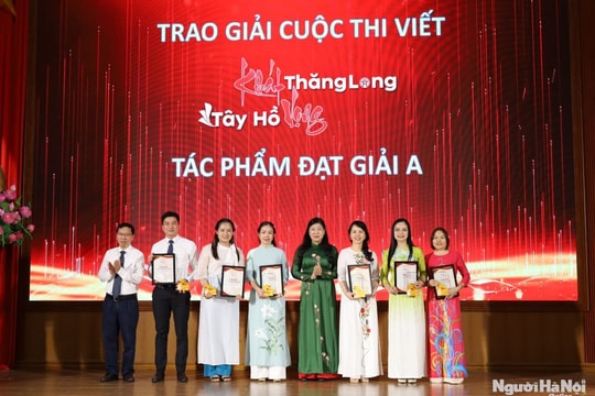 Tạp chí Người Hà Nội đoạt Giải A Cuộc thi viết “Khát vọng Tây Hồ - Khát vọng Thăng Long”