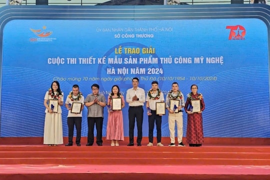 Vinh danh 90 tác phẩm đạt giải Thiết kế mẫu sản phẩm thủ công mỹ nghệ năm 2024
