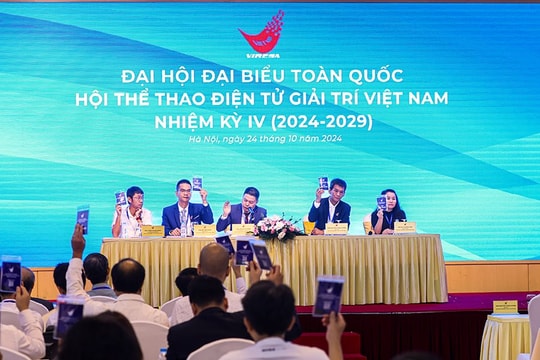 Đại hội Đại biểu toàn quốc Hội Thể thao Điện tử giải trí Việt Nam nhiệm kỳ 2024-2029