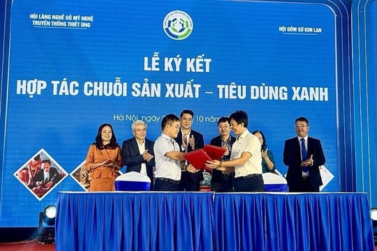 Khai mạc Tuần lễ kết nối chuỗi sản xuất tiêu dùng bền vững làng nghề truyền thống 2024