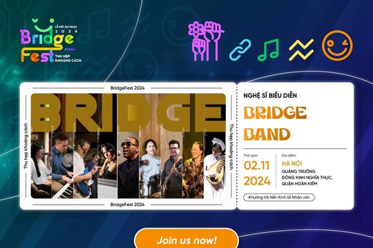 Lễ hội Âm nhạc BridgeFest diễn ra tại phố đi bộ Hồ Gươm vào cuối tuần này