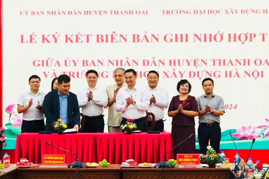 Huyện Thanh Oai: Hướng tới xây dựng quận xanh, sinh thái