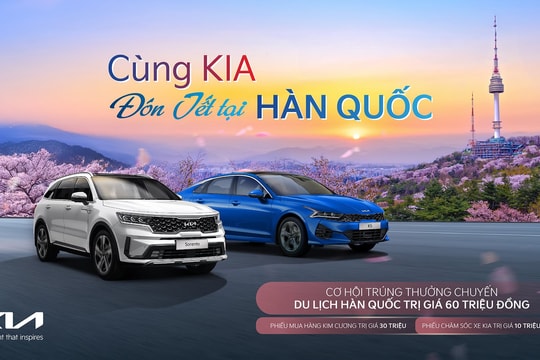 Kia K5 và Kia Sorento ưu đãi đặc biệt, nhận quà khủng gần nửa tỷ đồng