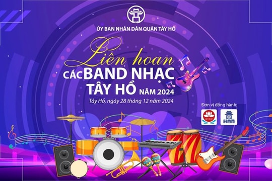 Lần đầu tiên Tây Hồ tổ chức liên hoan các ban nhạc, nhóm nhạc năm 2024