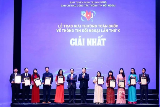 109 tác phẩm xuất sắc đoạt giải thưởng toàn quốc về thông tin đối ngoại lần thứ X